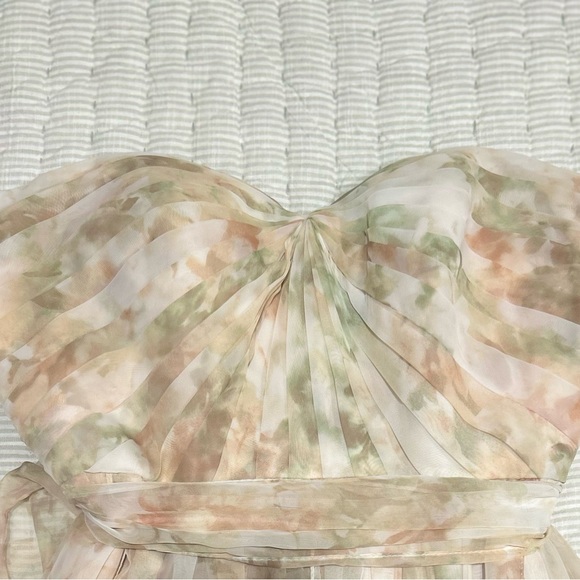 Size 0 Jenny Yoo Nyla Watercolor Garden Blush - Convertible and Freshly Cleaned! - Picture 6 of 10